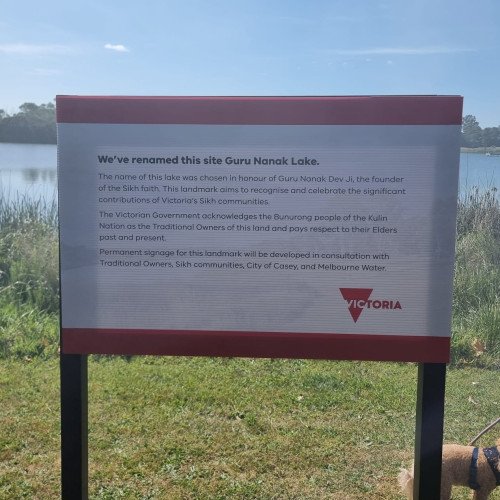 Guru Nanak Lake: Historic Moment for the Sikh Community in Victoria!