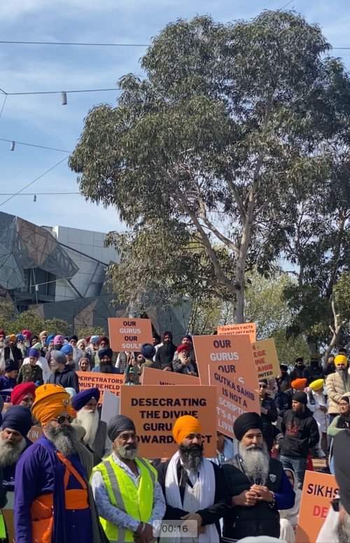 ਬੇਅਦਬੀ ਦੀ ਘਟਨਾ ਬਾਰੇ ਰੋਸ ਪ੍ਰਗਟਾਉਣ ਲਈ 10 ਸਤੰਬਰ 2024 ਨੂੰ ਮੈਲਬੌਰਨ ਵਿਚ ਇੱਕ ਸ਼ਾਂਤਮਈ "ਰੋਸ ਮਾਰਚ"