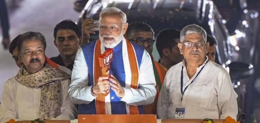 ਪ੍ਰਧਾਨ ਮੰਤਰੀ ਮੋਦੀ ਨੇ ਪਟਨਾ ਰੋਡ ਸ਼ੋਅ ਬਾਅਦ ਤਖਤ ਪਟਨਾ ਸਾਹਿਬ ਮੱਥਾ ਟੇਕਿਆ