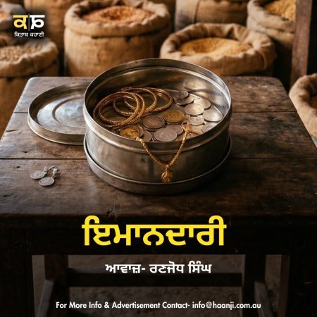 ਇਮਾਨਦਾਰੀ — Real Punjabi Audio Story - Ranjodh Singh