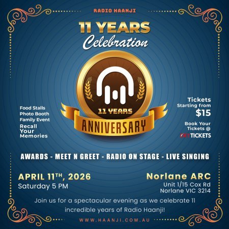 Radio Haanji ਲੈ ਕੇ ਆ ਰਿਹਾ ਹੈ ਇੱਕ ਸ਼ਾਨਦਾਰ ਸ਼ਾਮ - Celebrating 11th Anniversary in Style