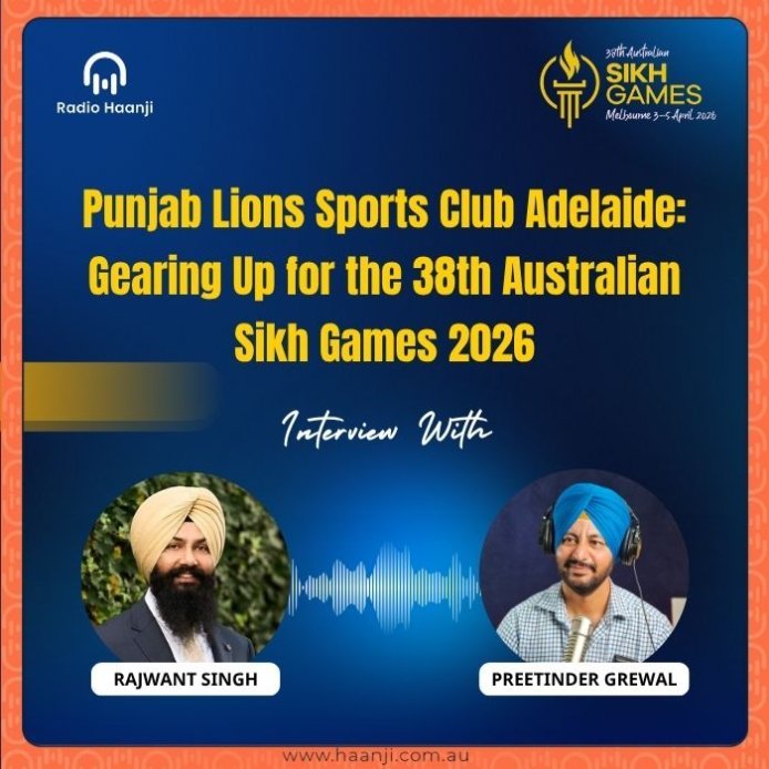Punjab Lion Club Adelaide - Sikh Games 2026 Melbourne - Rajwant Singh - Preetinder Grewal