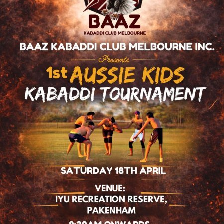 1st Aussie Kids Kabaddi Tournament Melbourne | Baaz Kabaddi Club