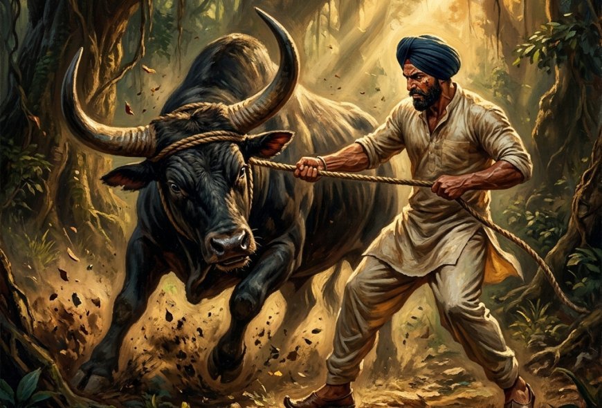 ਗੁਆਚਿਆ ਬਲਦ -Punabi Motivational Story - Kitaab Kahani