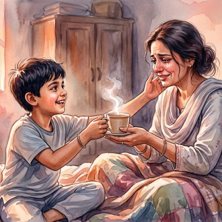 ਮੇਰਾ ਪੁੱਤ ਤਾਂ ਰੱਬ ਬਣ ਗਿਆ - ਪਰਮਿੰਦਰ ਕੌਰ - Punjabi Short Story