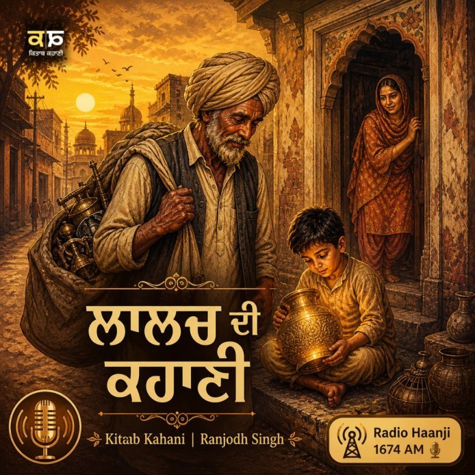 ਲਾਲਚ ਦੀ ਕਹਾਣੀ – Punjabi Audio Kahani -Kitaab Kahani - Ranjodh Singh