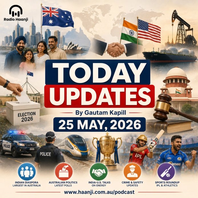 25 May - Today Updates - Diaspora Growth, Global Geopolitics and Australian Updates