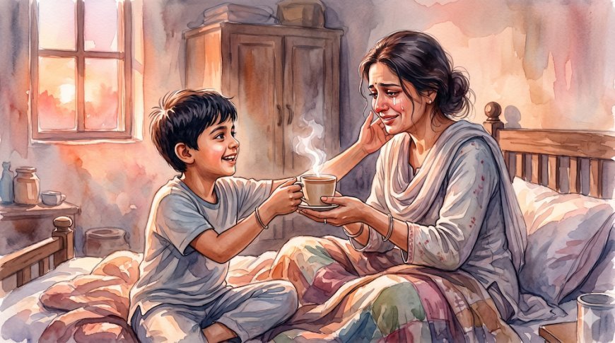 ਮੇਰਾ ਪੁੱਤ ਤਾਂ ਰੱਬ ਬਣ ਗਿਆ - ਪਰਮਿੰਦਰ ਕੌਰ - Punjabi Short Story