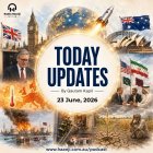 23 June - Today Updates - Global Heatwave Chaos and Major Geopolitical Shifts - Gautam Kapil