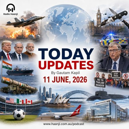 11 June - Today Updates - US Attacks Iran & Sydney Second Airport Launch - Host Gautam Kapil