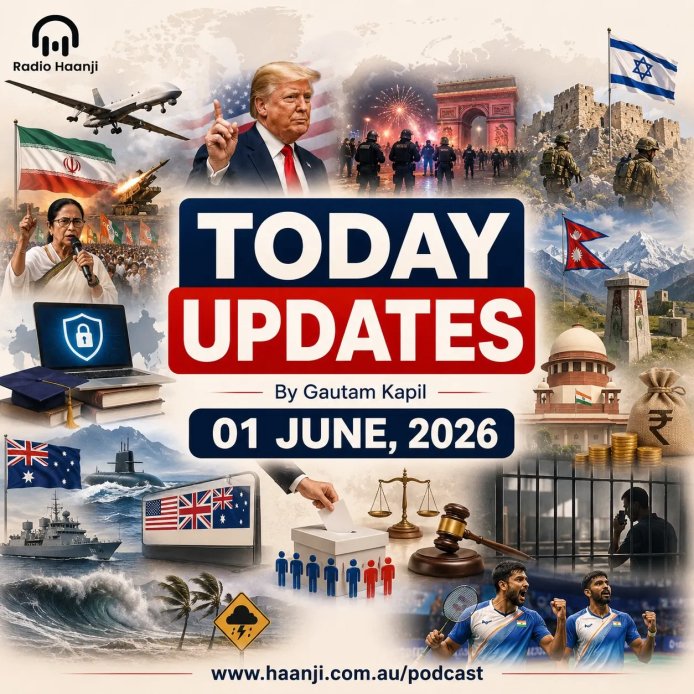 01 June - Today Updates - Geopolitical Tensions Escalate and Satwik-Chirag Make History - Gautam Kapil