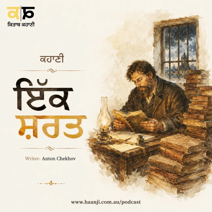 ਇੱਕ ਸ਼ਰਤ: Anton Chekhov's 'The Bet' - Punjabi Audio Story - Ranjodh Singh