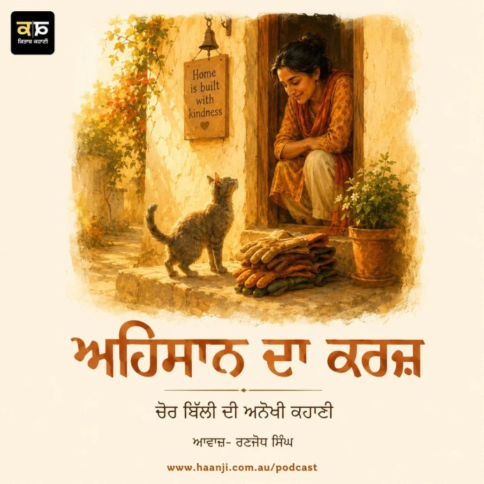 ਅਹਿਸਾਨ ਦਾ ਕਰਜ਼ -  ਚੋਰ ਬਿੱਲੀ ਦੀ ਅਨੋਖੀ ਕਹਾਣੀ - Punjabi Audio Kahani