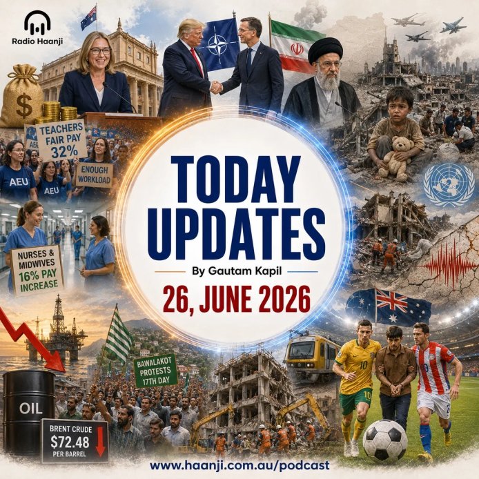 26 June - Today Updates - Global Shockwaves & Local Tensions: From Caracas Earthquake to Victoria’s MP Pay Outrage