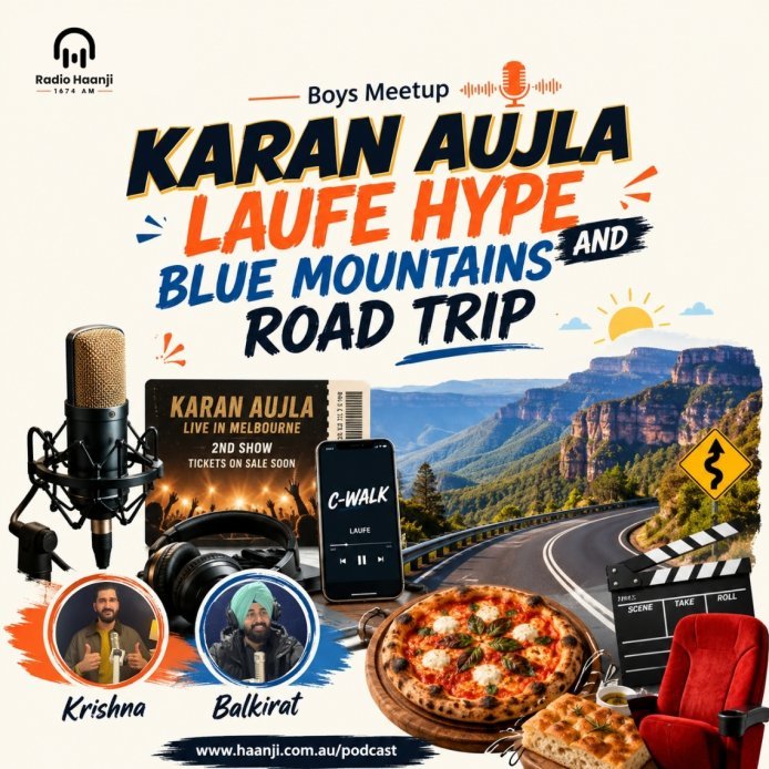 Boys Meetup - Karan Aujla Laufe Hype and Blue Mountains Road Trip - Krishna and Balkirat