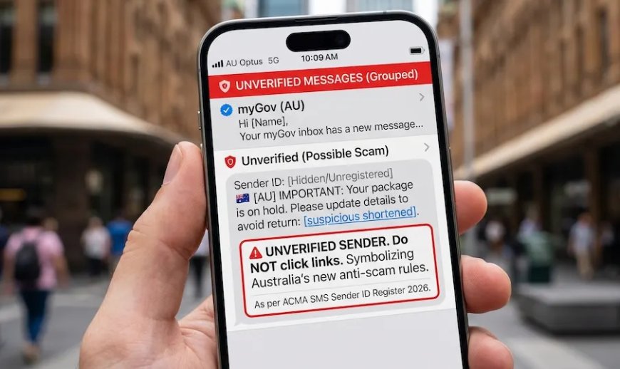 SMS Rules Australia 2026: ਧੋਖਾਧੜੀ ਰੋਕਣ ਲਈ 1 ਜੁਲਾਈ ਤੋਂ ਬਦਲਣਗੇ SMS ਦੇ ਨਿਯਮ