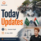 23 July - Today Updates - Global Tensions, Student Protests & Federal Policy Shifts - Gautam Kapil