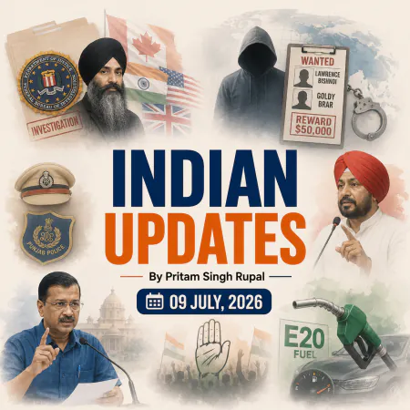09 July - Indian Updates - FBI Clears India in Nijjar Case