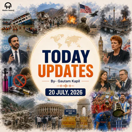 20 July -Today Updates - Global Tensions and Shocking Tragedies - Gautam Kapil