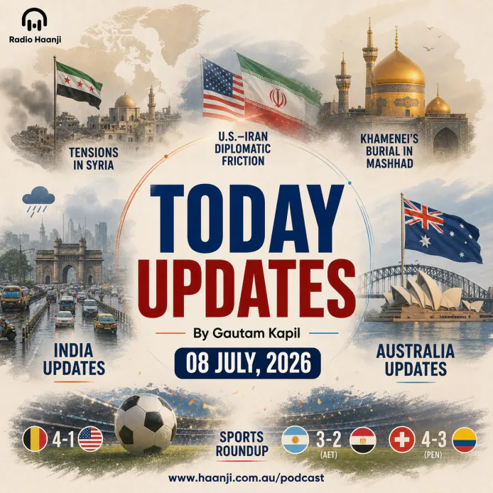08 July - Today Updates - Global Tension and Regional Shifts Dominate Airwaves - Gautam Kapil