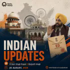 20 Aug - Indian Updates - SC on NEET Reforms, Channi CWC Absence & Kartarpur - Pritam Singh Rupal