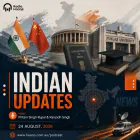 24 Aug - Indian Updates - Doval China Visit & National Anthem Debate - Pritam Singh Rupal