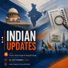 02 Sept - Indian Updates - Punjab DA Arrears in SC, Jharkhand Voter List Row - Pritam Singh Rupal