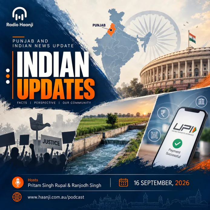 16 Sept - Indian Updates - Modi Tax Row on UPI, Congress Unity Test & Kishau Dam Pact - Pritam Singh Rupal