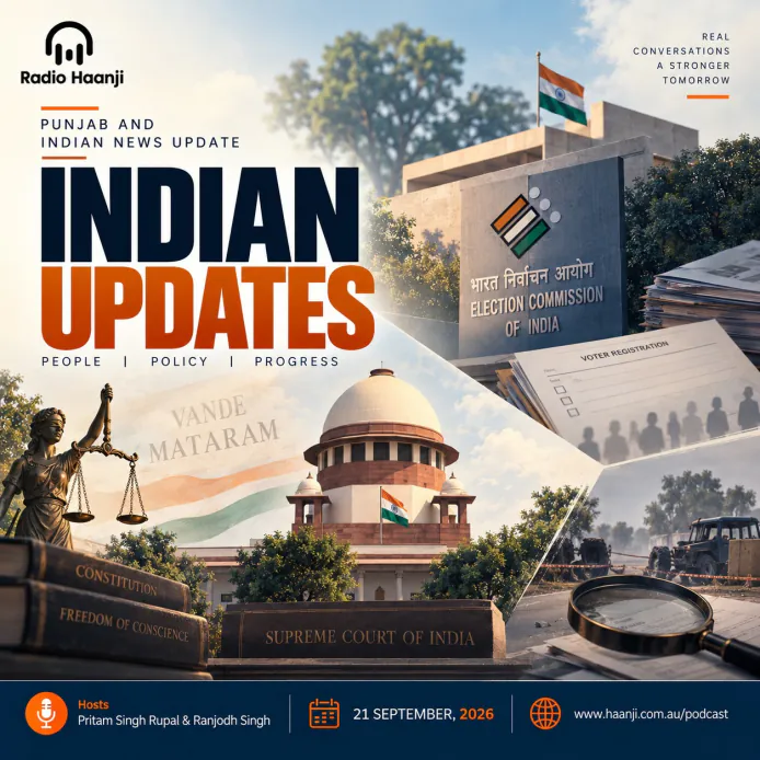 23 Sept - Indian Updates - Supreme Court Vande Mataram Ruling - Pritam Singh Rupal