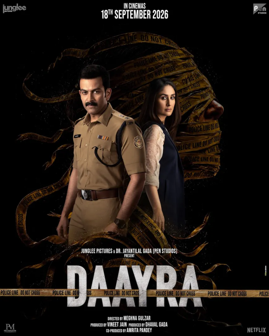 Daayra Movie: Kareena Kapoor, Prithviraj Sukumaran & Meghna Gulzar Team Up