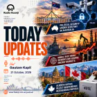 21 Oct - Today Updates - Australian MP Security Strains, Strait of Hormuz Naval Blasts- Gautam Kapil