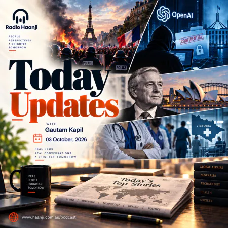 03 Oct -Today Updates - France Student Protests, OpenAI Data Leak & Vic Doctors Pay Deal - Gautam Kapil