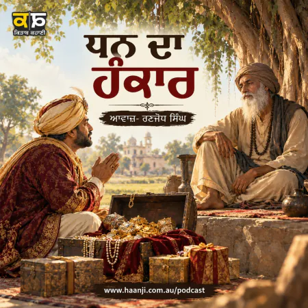 ਧਨ ਦਾ ਹੰਕਾਰ, ਪਰਿਵਾਰ ਦੀ ਚਿੰਤਾ ਅਤੇ ਫ਼ਕੀਰ ਦੀ ਸੱਚੀ ਅਸੀਸ - Punjabi Audio Kahani - Ranjodh Singh