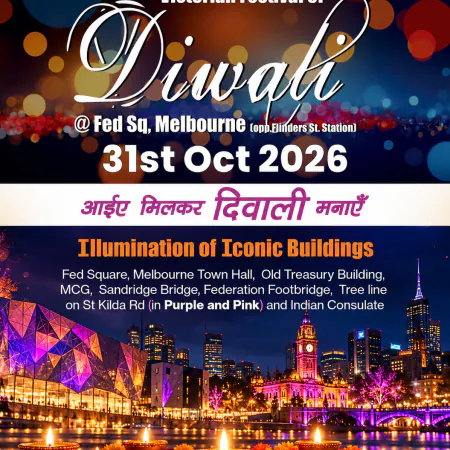 Victorian Festival of Diwali 2026 at Fed Square Melbourne | Celebrate India