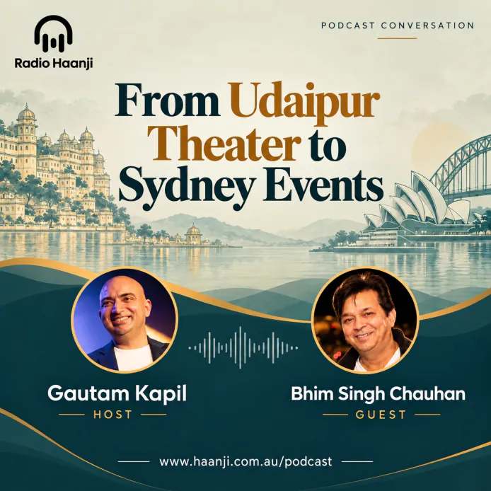 Bhim Singh Chauhan Journey: From Udaipur Theater to Sydney Events - Gautam Kapil