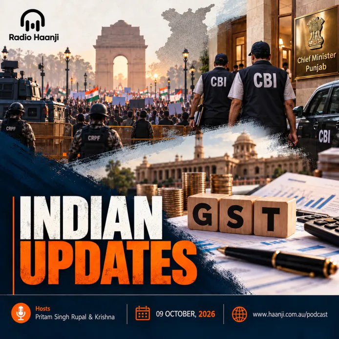 09 Oct - Indian Updates - INDIA Bloc Protests, GST Reforms & Gurdwara Alamgir Row - Pritam Singh Rupal
