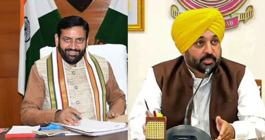 ਭਗਵੰਤ ਮਾਨ ਦੇ ਜਨਮ ਦਿਨ ’ਤੇ ਨਾਇਬ ਸੈਣੀ ਦਾ ਤਿੱਖਾ ਤਨਜ਼: 'ਪੰਜ ਸਾਲ ਚੁਟਕਲਿਆਂ ’ਚ ਲੰਘਾ ਦਿੱਤੇ, ਇਸੇ ਤਰ੍ਹਾਂ ਮਨੋਰੰਜਨ ਕਰਦੇ ਰਹੋ'; ਸ਼ੁਭਕਾਮਨਾਵਾਂ ਦੀ ਆੜ ’ਚ ਸਾਧਿਆ ਸਿਆਸੀ ਨਿਸ਼ਾਨਾ